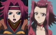 Kallen on the left, Akiza on the right (Image via Sunrise, Gallop)
